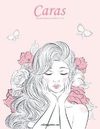 Book Cover for Caras Libro Para Colorear Para Adultos 4, 5 & 6 by Nick Snels