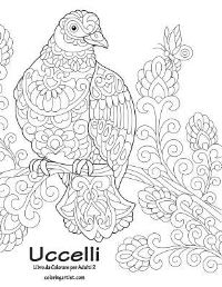 Book Cover for Uccelli Libro Da Colorare Per Adulti 2 by Nick Snels