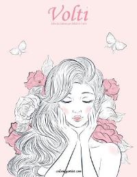 Book Cover for Volti Libro Da Colorare Per Adulti 4, 5 & 6 by Nick Snels