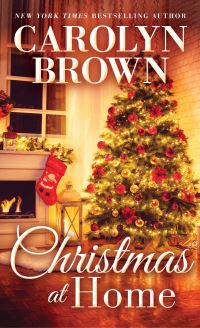 Book Cover for Christmas at Home by Carolyn Brown