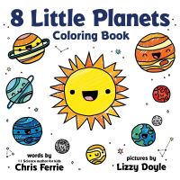 Book Cover for 8 Little Planets Coloring Book by Chris Ferrie
