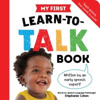 Book Cover for My First Learn-to-Talk Book by Stephanie Cohen