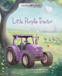 Book Cover for Little Purple Tractor by Erin Guendelsberger