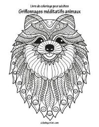Book Cover for Livre De Coloriage Pour Adultes Griffonnages Méditatifs Animaux 3 by Nick Snels