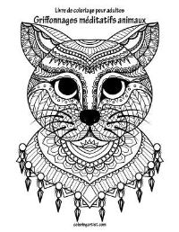 Book Cover for Livre De Coloriage Pour Adultes Griffonnages Méditatifs Animaux 1, 2 & 3 by Nick Snels