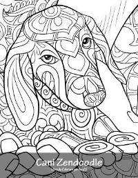 Book Cover for Cani Zendoodle Libro Da Colorare Per Adulti 1 by Nick Snels