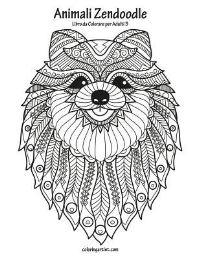 Book Cover for Animali Zendoodle Libro Da Colorare Per Adulti 3 by Nick Snels