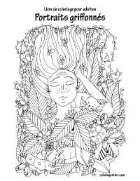 Book Cover for Livre De Coloriage Pour Adultes Portraits Griffonnés 1 & 2 by Nick Snels
