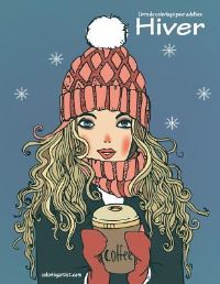 Book Cover for Livre De Coloriage Pour Adultes Hiver 1 by Nick Snels