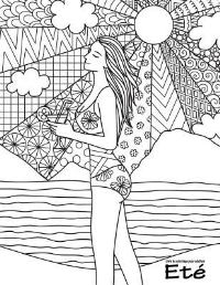 Book Cover for Livre De Coloriage Pour Adultes Été 1 by Nick Snels