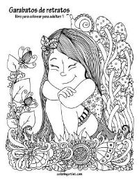 Book Cover for Garabatos De Retratos Libro Para Colorear Para Adultos 1 by Nick Snels
