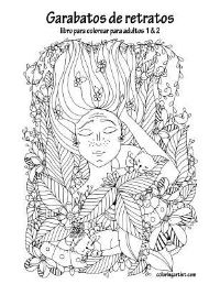 Book Cover for Garabatos De Retratos Libro Para Colorear Para Adultos 1 & 2 by Nick Snels