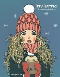 Book Cover for Invierno Libro Para Colorear Para Adultos 1 by Nick Snels