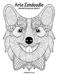 Book Cover for Arte Zendoodle Libro Da Colorare Per Adulti 1 by Nick Snels