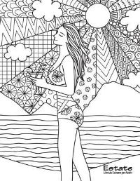 Book Cover for Estate Libro Da Colorare Per Adulti 1 by Nick Snels