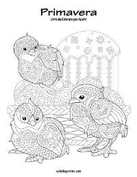 Book Cover for Primavera Libro Da Colorare Per Adulti 1 by Nick Snels
