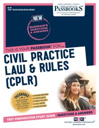 Book Cover for Civil Practice Law & Rules (CPLR) (Q-26) by National Learning Corporation