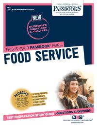 Book Cover for Food Service (Q-57) by National Learning Corporation