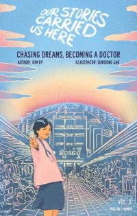 Book Cover for Chasing Dreams, Becoming a Doctor by Kim Uy, Kat Eng