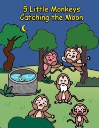 Book Cover for 5 Little Monkeys Catching the Moon by Penny Coltman