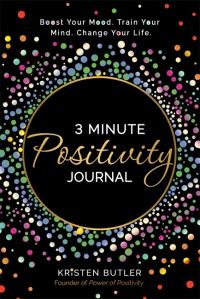 Book Cover for 3 Minute Positivity Journal by Kristen Butler