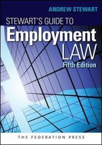 Book Cover for Stewart's Guide to Employment Law by Andrew Stewart
