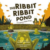 Book Cover for The Ribbit Ribbit Pond by Ivan Parra Gonzalez
