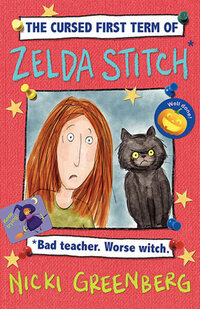 Book Cover for The Cursed First Term of Zelda Stitch by Nicki Greenberg