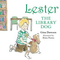Book Cover for Lester The Library Dog by Gina Dawson