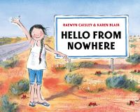 Book Cover for Hello from Nowhere by Raewyn Caisley