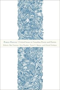 Book Cover for Public Poetics by Bart Vautour, Erin Wunker, Travis V Mason, Christl Verduyn
