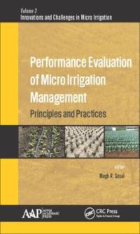 Book Cover for Performance Evaluation of Micro Irrigation Management by Megh Raj Goyal