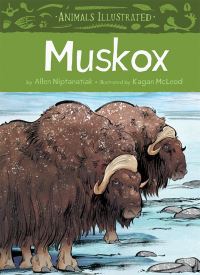 Book Cover for Animals Illustrated by Allen Niptanatiak