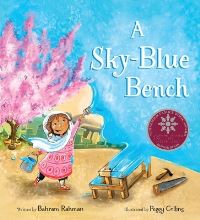 Book Cover for A Sky-Blue Bench by Bahram Rahman