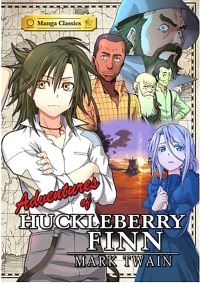Book Cover for Adventures of Huckleberry Finn by Crystal S Chan, Mark Twain