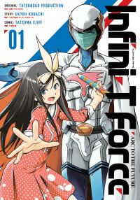Book Cover for Infini-T Force 01 by Ukyo Kodachi, Kabushiki Kaisha Tatsunoko Purodakushon