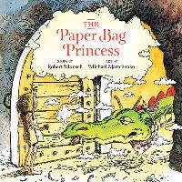 Book Cover for Paper Bag Princess (Board Book Unabridged) by Robert Munsch