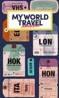 Book Cover for My World Travel Activity Book by Josh Morgan