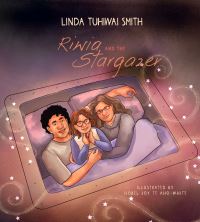Book Cover for Riwia and the Stargazer by Linda Tuhiwai Smith, Isobel Joy Te AhoWhite