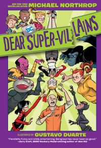 Book Cover for Dear DC Super-Villains by Michael Northrop, Jerry Siegel, Joe Shuster