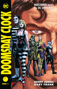 Book Cover for Doomsday Clock by Geoff Johns, Amie BrockwayMetcalf