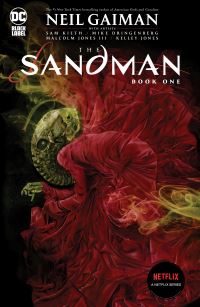 Book Cover for The Sandman. Book One by Neil Gaiman, Danny Vozzo, Steve Oliff, Mike Dringenberg