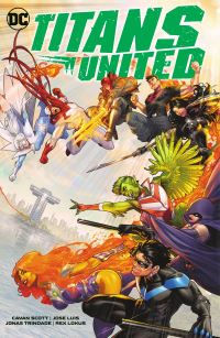 Book Cover for Titans United by Cavan Scott, José Luis, Daniel HDR