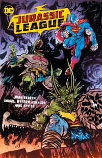 Book Cover for The Jurassic League by Daniel Warren Johnson
