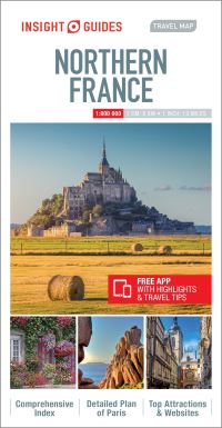 Book Cover for Insight Guides Travel Map Northern France by Insight Guides