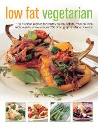 Book Cover for Low Fat Vegetarian by Anne Sheasby