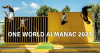 Book Cover for One World Almanac 2023 by One World Calendar Group, New Internationalist