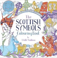 Book Cover for The Scottish Symbols Colouring Book by Eilidh Muldoon