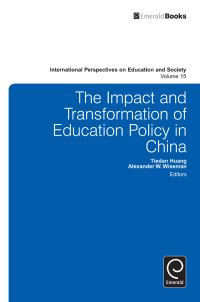 Book Cover for The Impact and Transformation of Education Policy in China by Tiedan Huang, Alexander W Wiseman