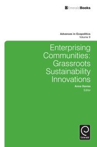 Book Cover for Enterprising Communities by Anna Davies